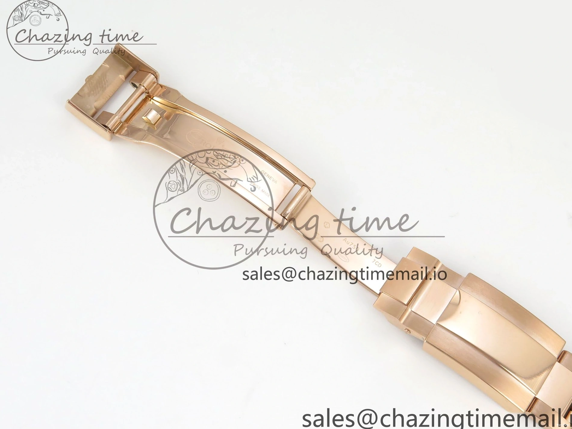 MiroTime 0130 WeatherProof Daytona 126505 RG Clean 1:1 Best Edition RG Champagne Stick Dial on RG Bracelet Super Clone DD 248